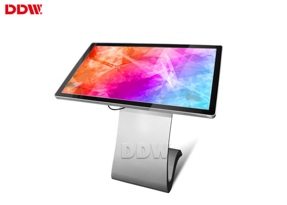 47 Inch Lantai Berdiri Layar Sentuh Digital Signage Tampilan Iklan Remote Control DDW-AD4701TK