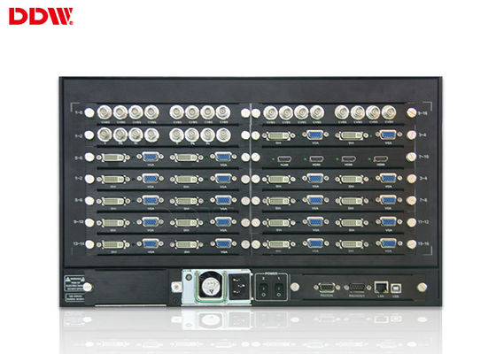 2x2 video wall controller HDMI standalone daisy chain , multi display controller untuk ruang pameran DDW-VPH0203