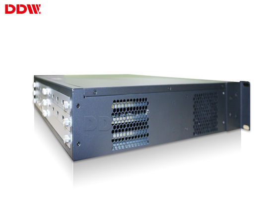 Kecerahan tinggi layar lcd video wall matrix controller mendukung 12 intput 12 output pusat manajemen mall DDW-VPH212