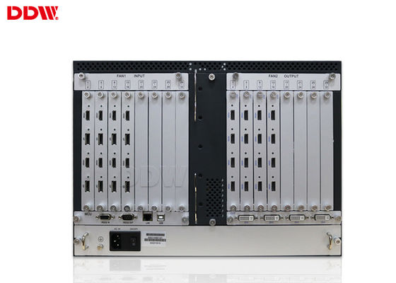 Tampilan ruang kontrol Video Wall Scaler HDMI / DVI / VGA / AV / YPbPr Sinyal input DDW-VPH1010