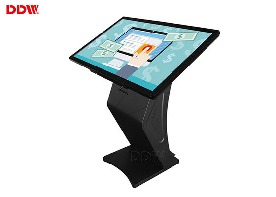 Pabrik hot 43 inch 10 poin sentuh kapasitif kios LG Windows dalam ruangan lantai berdiri layar sentuh lcd iklan display