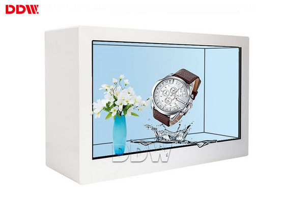 Layar Monitor Transparan 700 Nits Sistem Android 42 Inch Angel Viewable 178 °