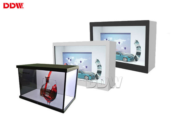 Layar Monitor Transparan 700 Nits Sistem Android 42 Inch Angel Viewable 178 °