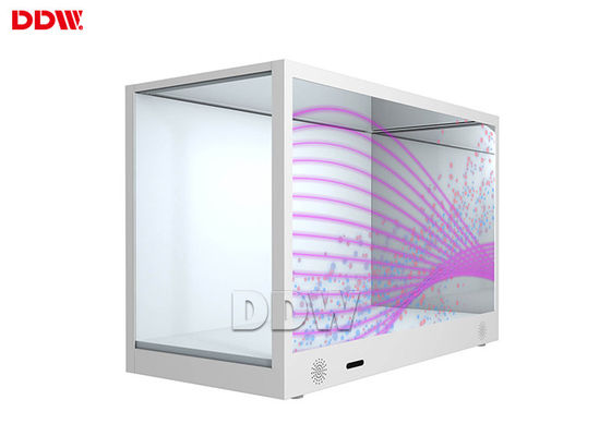6 Titik Infrared Touch Layar LCD Transparan 55 '' 500 Nits Wifi Bluetooth DDW-ADTS5501
