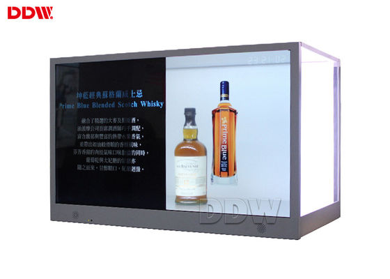 Layar Monitor Transparan 700 Nits Sistem Android 42 Inch Angel Viewable 178 °