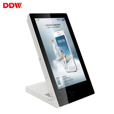 700 Nits Layar Sentuh Digital Signage 15.6 '' Table Top Advertising Display Untuk Cafe