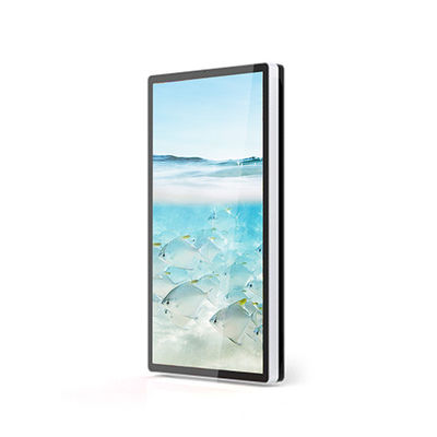 3500 Nits IP66 3840 * 2160 Papan Tanda Lcd Terpasang di Dinding