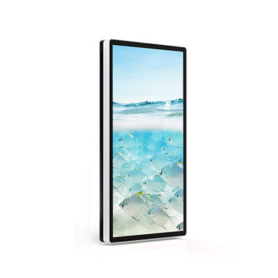 3500 Nits IP66 3840 * 2160 Papan Tanda Lcd Terpasang di Dinding