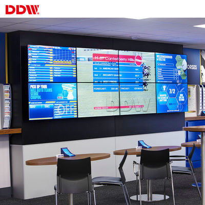 Dinding Video CCTV 1,8mm Resolusi 55 Inch 1920 * 1080 Dengan Anti - Silau 500nits