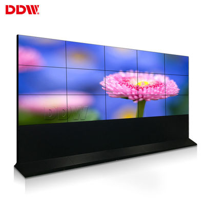 1.7mm 46 "Security Video Wall 1920 * 1080 700 Nits LED Backight Untuk Pusat Manajemen Mall
