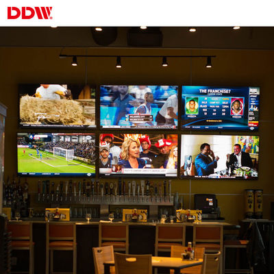 LG Panel CCTV Video Wall 49 Inch Dengan Daisy Chain Processor 3.5mm Dengan Kipas Kebisingan Rendah