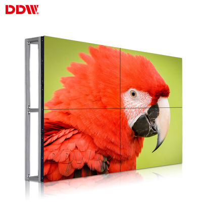 Dinding Video LCD Bezel Ultra Sempit Seamless, Layar LCD Dinding Video 55 Inch