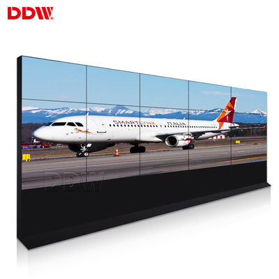 Dinding Video CCTV Kecerahan Tinggi 55 Inch Instalasi Mudah Dengan Multi Antarmuka
