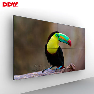 Dinding Video Bezel Sempit Komersial, LG Panel Wall Mounted Beberapa TV Video Wall