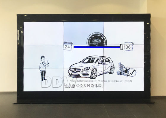 Tampilan Dinding Video LCD Ukuran Disesuaikan Untuk Pusat Perbelanjaan 2 X Input HDMI