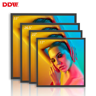 Papan reklame digital layar persegi 22 inci