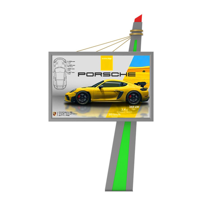 Desain high end 1920hz p6 tahan air tampilan iklan luar led billboard